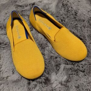 Rothys Lemondrop Yellow Round Toe Loafers Size EU 36 / US K4